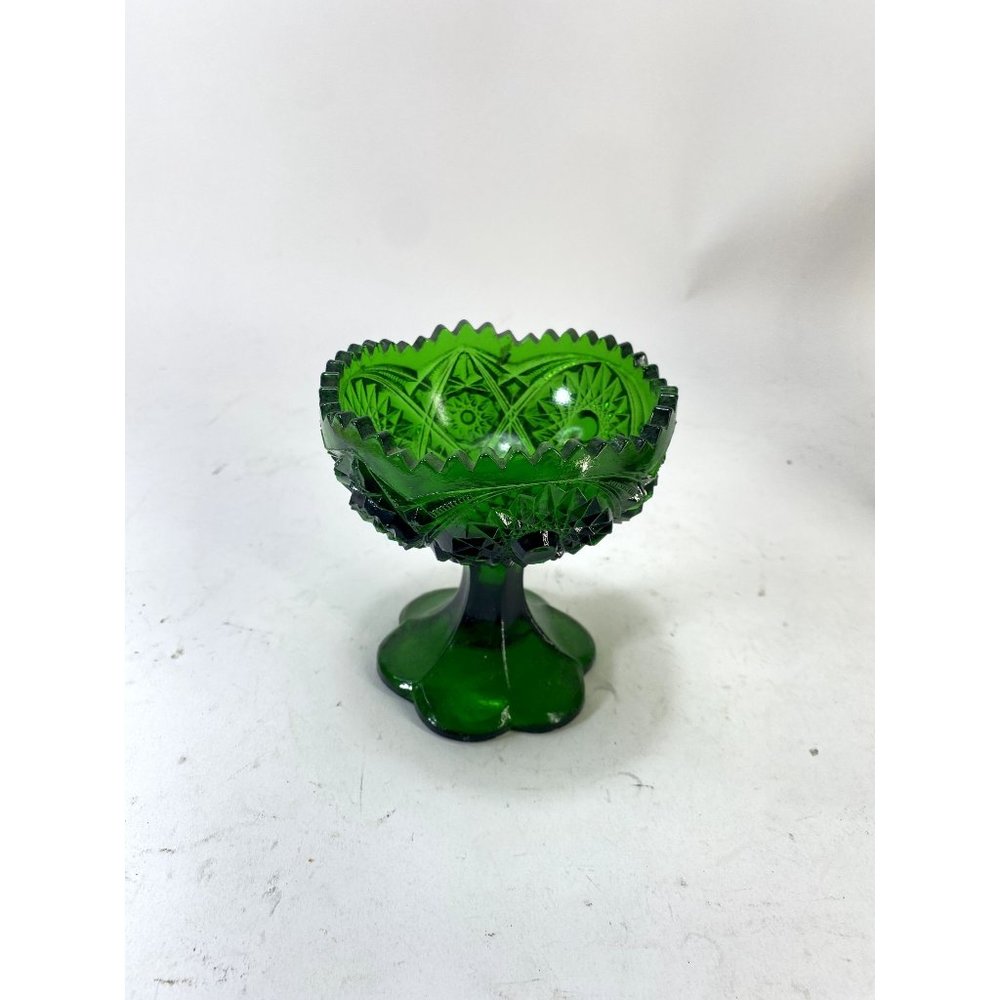 Vintage 1960's Brenda Lee Scalloped edge Flash Glass Bowl